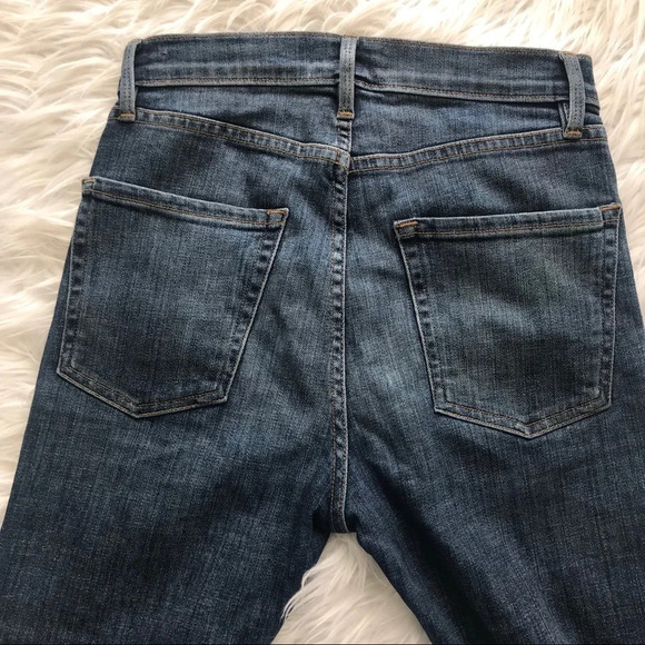 FRAME Le Crop Flare Jeans Sunrise Park Vintage Casual Denim Women’s 25 - Picture 7 of 8